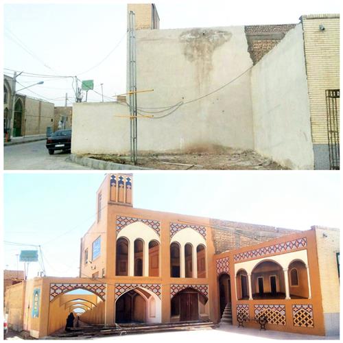 هنرآوران |  نقاشی دیواری سنتی سه بعدی  ( دهیاری بخش مبارکه )